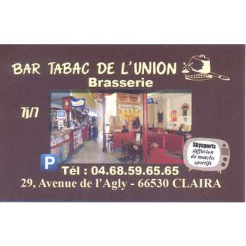 BAR-TABAC DE L'UNION - WILLIAM PAILLES - CLAIRA