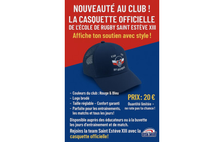 CASQUETTE SAINT-ESTEVE 13 